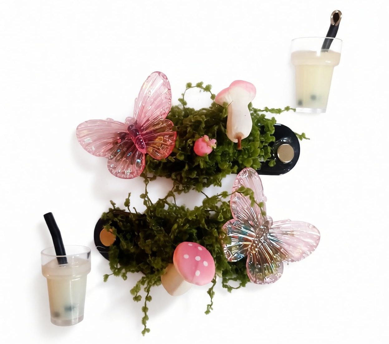 Boba Cottage Core Magnetic Hair Clips