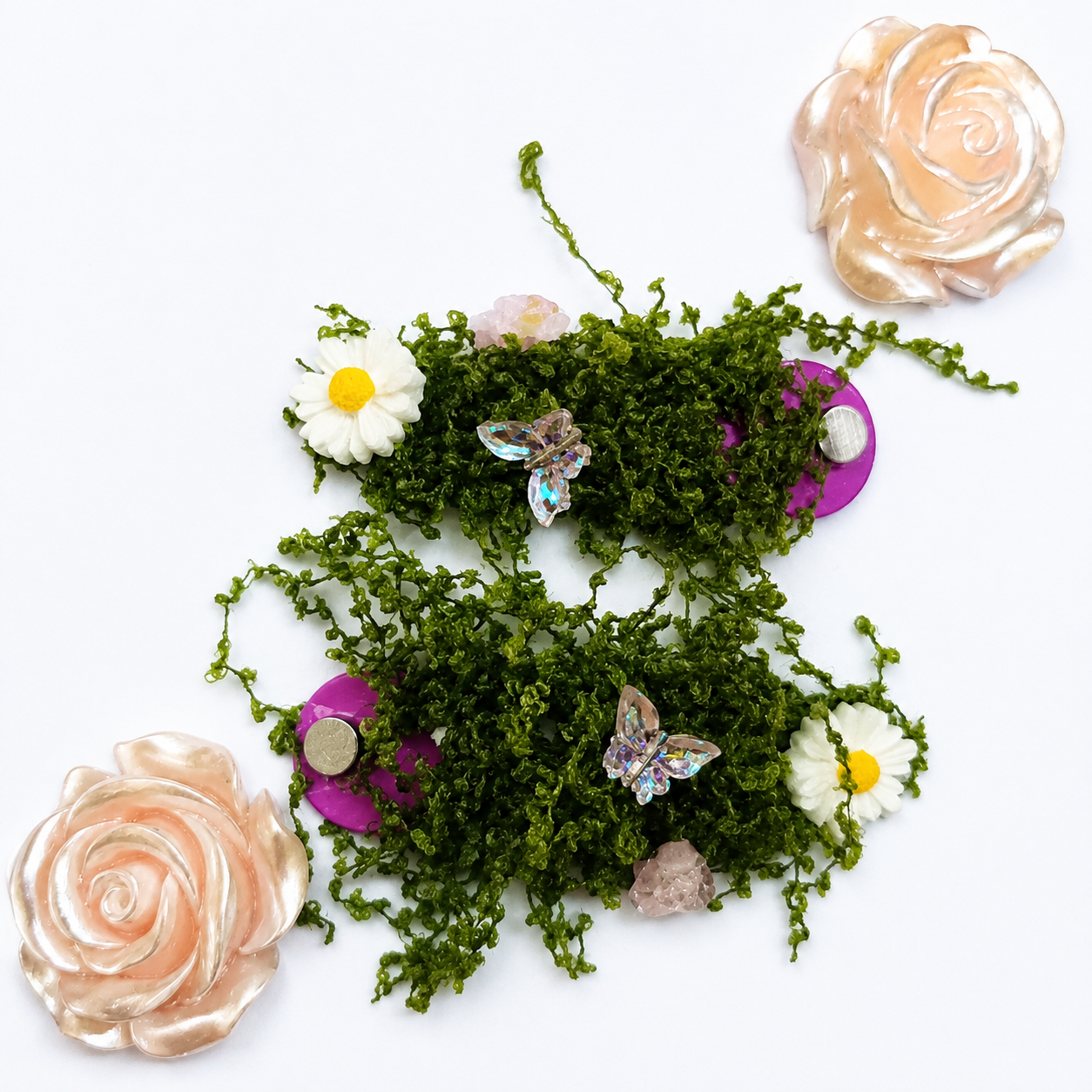 Bury Me In The Garden Magnetic Hair Clips